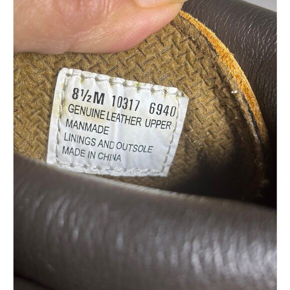 Womens Size 8.5M Nubuck Tan 6" Timberland Boots 10361 Work Hiking Boots - Picture 6 of 9